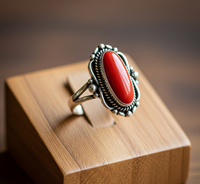 Anillo Minimalista con Diseño de Coral en Oro Rosa para Tiendas de Regalos, Calidad Premium, Artesanía Fina
