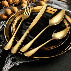 Juego de cubiertos de plata de lujo real, cubiertos de acero inoxidable sin BPA PARA CENA y almuerzo, incluye cucharas, tenedor y cuchillo - Product Image 5