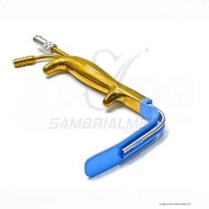 Nouveaux rétracteurs de style Ferriera de qualité A + avec guide de lumière à fibre optique d'aspiration Pointe lisse 120X25mm CE manuel réutilisable - Product Image 2