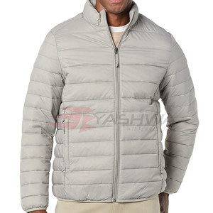 Chaqueta Acolchada de Lona para Hombre, Cómoda para Uso en Exteriores, Estilo Urbano, Personalizable, Ropa de Moda de Invierno, MOQ Bajo - Product Image 1
