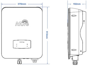 Inversor Híbrido Monofásico Afore ATON de 6kW - Product Image 3