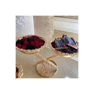 Ensemble de 3 bols à collation Butterfly Gold Rice 1100cc, sans danger pour le contact alimentaire, fabriqué en Turquie - Product Image 2