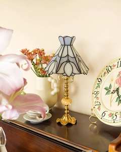 Elegant Ambient Metal Table <b>Lamp</b> For Relaxed <b>Living</b> <b>Room</b> Interior Offering Soft And Comfortable Glow - Product Image 4