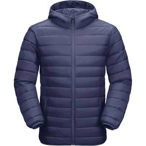 Vente en gros OEM ODM Veste matelassée à capuche Veste d'hiver légère et chaude en nylon et polyester pour la mode streetwear - Product Image 5