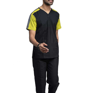 2025 amical multi poche docteur gommage costume en gros vêtements de travail docteur été hommes gommage costume - Product Image 4