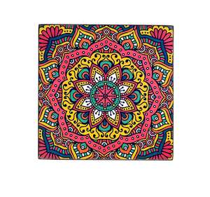 Sous-verres avec support Ensemble de sous-verres enduits d'émail Sous-verres MDF de Tradnary Pvt Ltd - Product Image 2