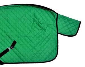 Belle conception de diamant tapis de cheval d'hiver 210g doublure en polyester tissu de forage en coton solide multifonctionnel pour les chevaux - Product Image 3