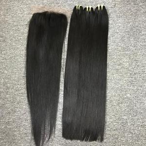 Extensions de cheveux Remy lisses à double tirage en gros et perruques HD perruque à fermeture à lacet nœuds pour vendeurs de perruques à fermeture à lacet suisse - Product Image 3