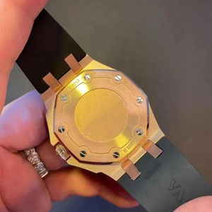 Montre unisexe de haute qualité, unique, en or romain, avec moissanite VSS, bijoux glacés, mouvement Miyota, bracelet en acier inoxydable, cadran carré, verre analogique - Product Image 4