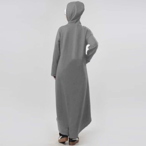 Sweat-shirt à capuche ample de haute qualité pour femmes musulmanes, grande taille, modeste, en coton 100%, séchage rapide, pour l'hiver - Product Image 6