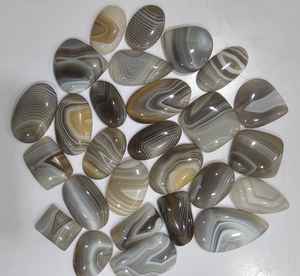AAA HERMOSO Cabujón de piedras preciosas de ágata de Botswana para la fabricación de joyas Cabujón de piedras preciosas de ágata de Botswana Natural de alta calidad Forma Fre - Product Image 1