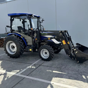 Tracteur à roues 4x4 M404 TE 2024 40 CV avec chargeur de cabine et godet 4-en-1, haute productivité, moteur avec garantie de 3 ans - Product Image 1