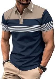 Chemises polo pour hommes en tricot personnalisé, à séchage rapide, respirantes, 100% polyester, manches courtes, décontractées - Product Image 5