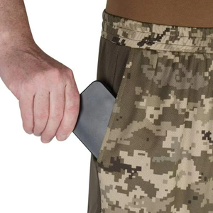 Men's Lightweight Summer Training Pants Breathable Stretchable Polyester Knitted Fabric Multi-Pocket Design <b>Camouflage</b> "SERPENS" - Product Image 3