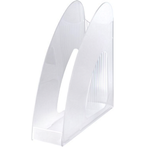 HAN - Portadocumentos Doble de Pie, 7.6 x 25.6 x 23.9 cm, Transparente, de Poliestireno, Compatible con DIN A4 y DIN C4 - Product Image 3