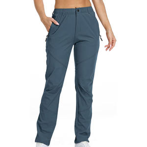 À la mode nouvelles femmes bonne qualité Polyester et coton tissu Multi poches cachées Look classique pantalon de Golf pour les femmes - Product Image 1