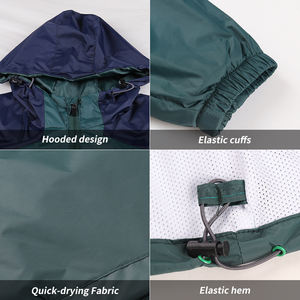 Chaqueta Impermeable 100% Poliéster, Chaqueta Cortavientos de Doble Capa, Chaqueta Deportiva para Hombre - Product Image 6