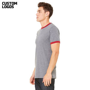 T-shirts Bella Canvas en jersey à manches courtes, respirants, écologiques, anti-boulochage, coupe classique, pour homme - Product Image 4