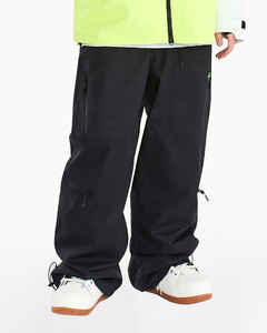 Pantalon de ski unisexe de qualité supérieure personnalisé, imperméable, coupe-vent, respirant, doublure en polaire thermique softshell, imprimé, multifonctionnel - Product Image 2