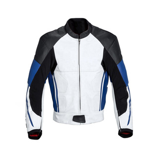 แจ็คเก็ตมอเตอร์จักรยานหนังแบบเจาะรู - Product Image 1
