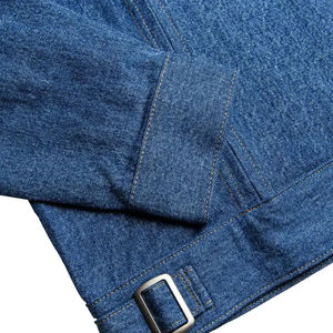 Chaqueta Vaquera para Hombre, 100% Algodón, Diseño Urbano de Invierno, Alta Calidad, Transpirable, Cuello Alto, Logotipo Frontal, Servicio OEM - Product Image 4