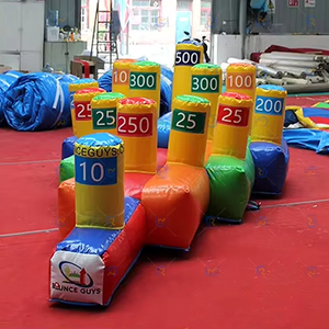 Commercial <b>Inflatable</b> Ring Toss <b>Game</b> Interactive PVC Carnival Party Sports <b>Game</b> Customized Outdoor <b>Inflatable</b> Toy for Adults - Product Image 1