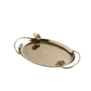 Home Hotel <b>Dinner</b> Table Decoration Serving Metal <b>Tray</b> Restaurant Hotel Supplies Serving <b>Trays</b> - Product Image 2