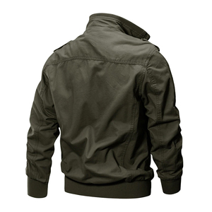 Veste en jean d'hiver pour homme de marque supérieure, nouveau design, blouson bomber avec plusieurs poches, cargo décontracté, imperméable, logo frontal - Product Image 2