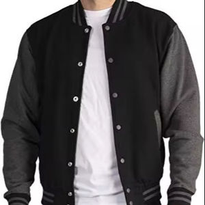Top Vente Personnalisable Toile Varsity Veste Coupe-Vent Imperméable Conception Votre Propre Qualité Premium Style Chicago Hommes - Product Image 1