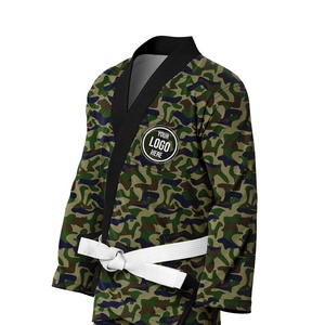Venta al por mayor de alta calidad Jiu Jitsu Gi 100% algodón OEM personalizado uniforme de artes marciales para entrenamiento transpirable Unisex logotipo personalizado - Product Image 4