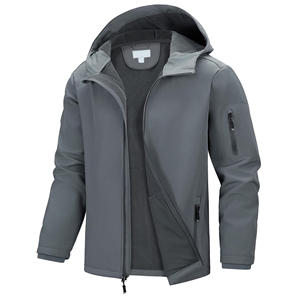 Haute qualité hommes à capuche Softshell veste imperméable léger isolé coupe-vent polaire doublé pluie Shell veste 2025 - Product Image 6