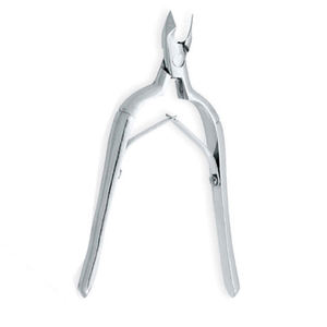 Pinces à cuticules professionnelles coupe-cuticules pointus 6mm pointe forte avec Double ressort 4.25" - Product Image 1