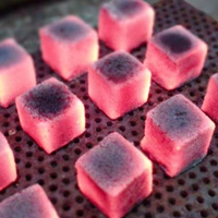 Charbon de coco en briquettes pour chicha, narguilé, barbecue – Formes cube/pelote/coussin – Bois dur d'Indonésie