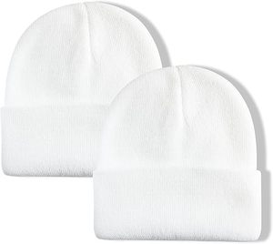 Gorro de invierno Unisex de alta calidad, diseño liso, hecho a medida en Pakistán, gorros a precio barato al por mayor - Product Image 1