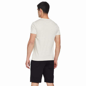 Ensemble de deux pièces pour hommes, survêtement d'été, t-shirt et short à manches courtes de couleur unie pour la salle de sport, le fitness et le streetwear - Product Image 2