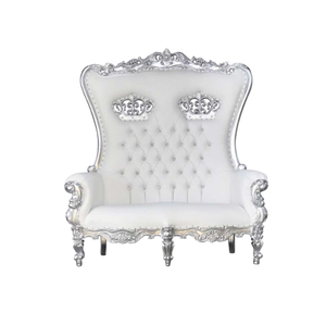 Chaise à dossier haut Chaise King Throne Chair Design de luxe Chaise trône à deux places pour restaurant et hôtel Produit de haute qualité - Product Image 1