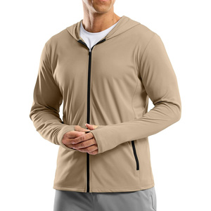 Ropa deportiva personalizada con cremallera sudaderas con capucha para hombres con impresión de logotipo bordado y etiqueta personalizada marca para Gymwear - Product Image 1