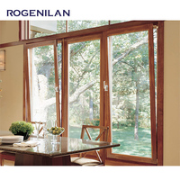 Ventana Abatible y Oscilobatiente Rogenilan, Resistente a Huracanes, de Aluminio, con Doble Acristalamiento Low-E, para Casa