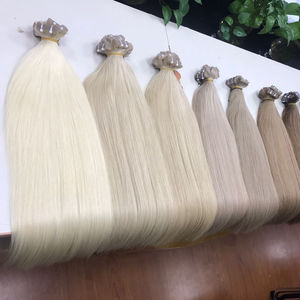 Extensions de Cheveux Humains de Couleur Claire Vierges Vierges Vietnamiennes, Style Yaki, Haute Qualité, Couleur Claire, 100% - Product Image 1