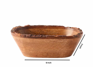 Élégant bol de service en bois fait à la main et bol à fruits en mélamine ensemble confort salle à manger vaisselle de tous les jours et décoration intérieure - Product Image 2