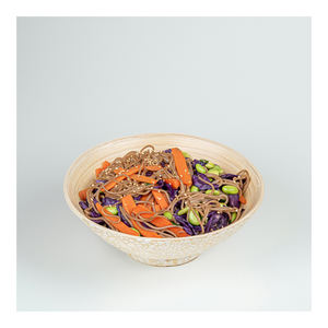 Cuenco de bambú hilado natural artesanal de Vietnam-TS2010 - Product Image 1