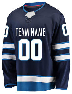 2025 Jersey de hockey sobre hielo de alta calidad con nombre de equipo personalizado Número de logotipo Impresión sublimada de secado rápido Ropa deportiva MOQ bajo - Product Image 2