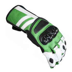 Top Notch Genuine Leather Full Gauntlet Motorbike Gloves Motorcycle Auto Racing Wear Full Finger Touchscreen Unisex Gloves - Product Image 2