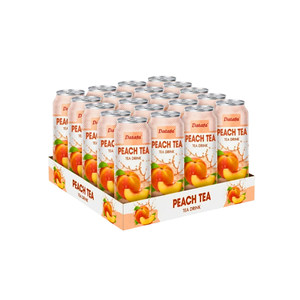 Bebida de Té de Durazno Saludable OEM/ODM, Lata Esterilizada de 330 ml, Venta al por Mayor, Bebida de Té de Frutas Refrescante Original de Alta Calidad - Product Image 2