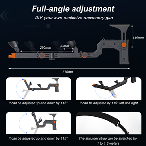 STARTRC GAMES Immersives VR-Gewehr-System mit Physischem Gewehrschaft & Haptischem Feedback-Zubehör für Meta Quest/PC VR-Schießspiele - Product Image 4