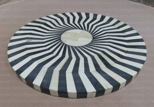 Incrustaciones de hueso por lo general artesanía contemporánea tradición personalizada y Floral mesita de noche gabinete incrustaciones de hueso de la sala de estar India - Product Image 6