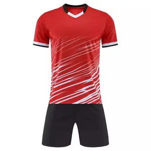 Gaf Heren Voetbalpakken Met Korte Mouwen Training Team Uniform Elke Naam Bundelset Jersey Shorts