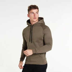80% Cotton 20% Polyester Fleece Blank Men's Winter Eco-Friendly Pullover Hoodie Custom Rubber Patch Slim Fit Men Pullover Hoodie - Product Image 1
