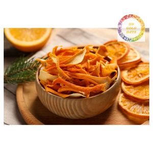Cortes de Cáscara de Naranja Seca Premium y Cáscara de Mandarina para Té de Hierbas, Mezclas de Té de Frutas, Especias de Cocina, Hierbas de Grado Alimenticio - Product Image 2