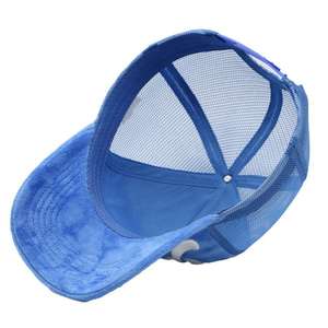 หมวกแก๊ปทรูคเกอร์ออกแบบได้ตามต้องการดีไซน์หมวกทรูเกอร์5แผงผ้ากำมะหยี่และตาข่าย3D ปักลายหมวกทรูเกอร์ - Product Image 5